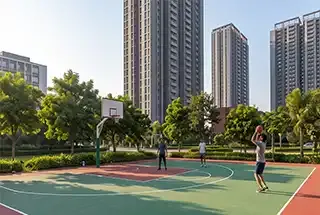 Half Basketball Pitch at Assetz Naru and Nami
