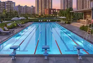 Half Olympic Pool at Assetz Naru and Nami